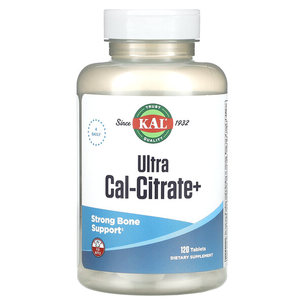 Ultra Cal-Citrate+ - 120 таблеток - KAL KAL