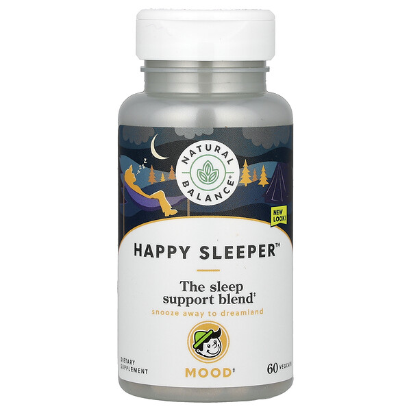 Happy Sleeper, 60 растительных капсул Natural Balance