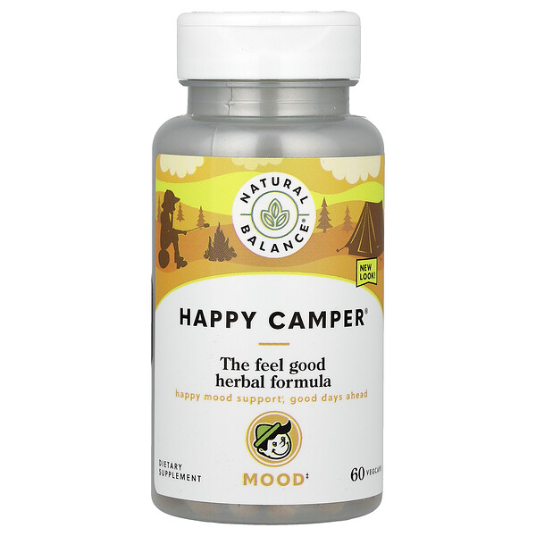 Happy Camper, 60 растительных капсул Natural Balance