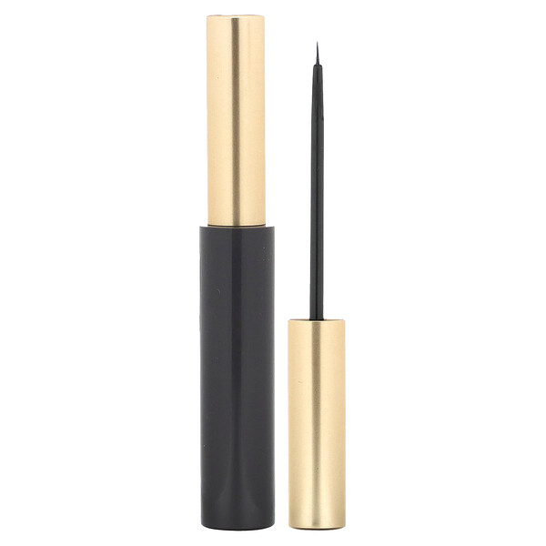 Lineur Intense, Brush Tip Liquid Eyeliner, 710 Black, 0.24 fl oz (7 ml) L'oreal
