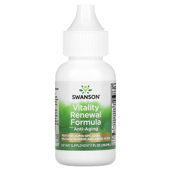 Vitality Renewal Formula, 1 fl oz (Жидкие унции) (29.6 ml) Swanson