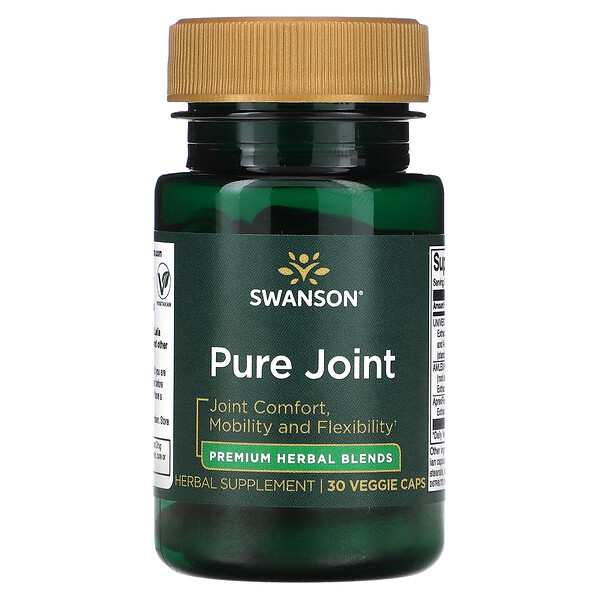 Pure Joint, 30 растительных капсул Swanson
