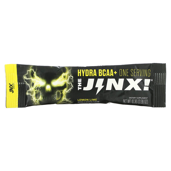 The Jinx, Hydra BCAA+, лимон и лайм, 1 палочка, 0,36 унции (10,3 г) JNX Sports