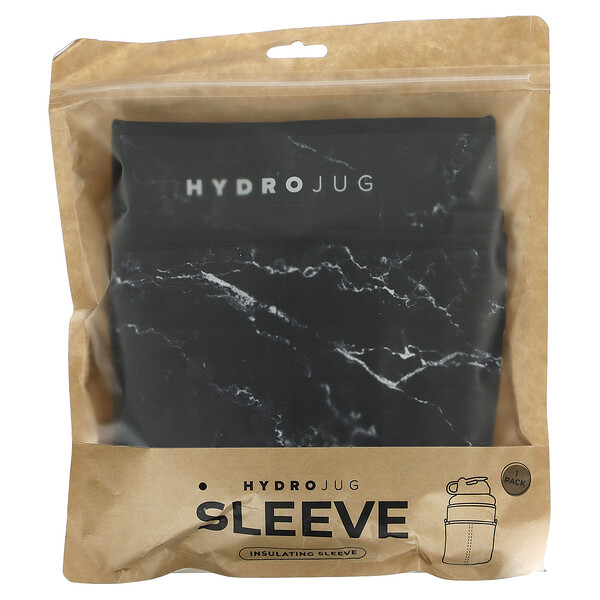 Изоляционная втулка, черный мрамор, 1 упаковка HydroJug
