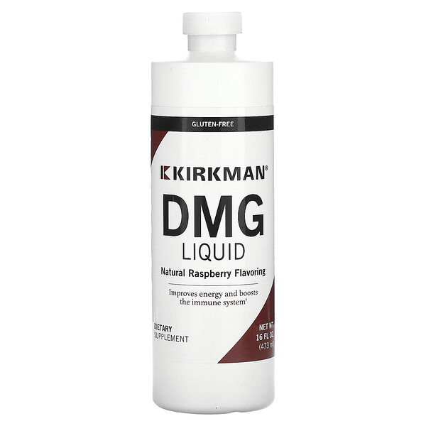 DMG Liquid, натуральная малина, 16 жидких унций (473 мл) Kirkman Labs