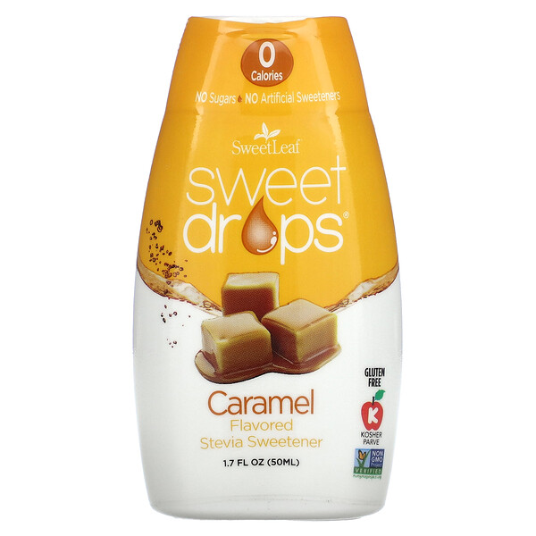 SweetLeaf, Sweet Drops, Caramel, 1.7 fl oz (50 ml) Wisdom Natural