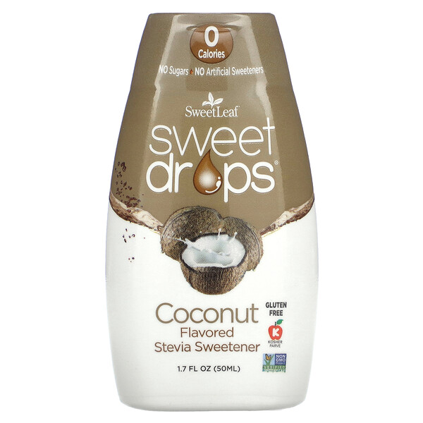 SweetLeaf, Sweet Drops, Coconut, 1.7 fl oz (50 ml) Wisdom Natural