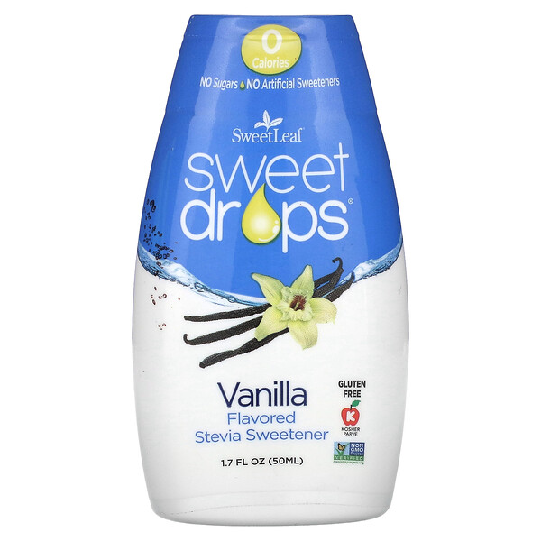SweetLeaf, Sweet Drops, Vanilla, 1.7 fl oz (50 ml) Wisdom Natural