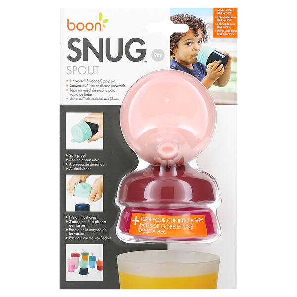 Snug Spout, универсальная крышка-непроливайка, от 9 месяцев, 3 крышки Boon