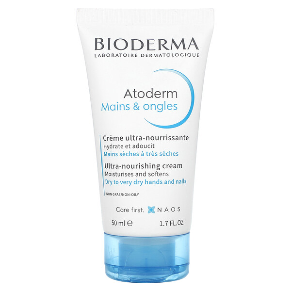 Atoderm, Main & Ongles, Ultra Nourishing Cream, 1.7 fl oz (50 ml) Bioderma