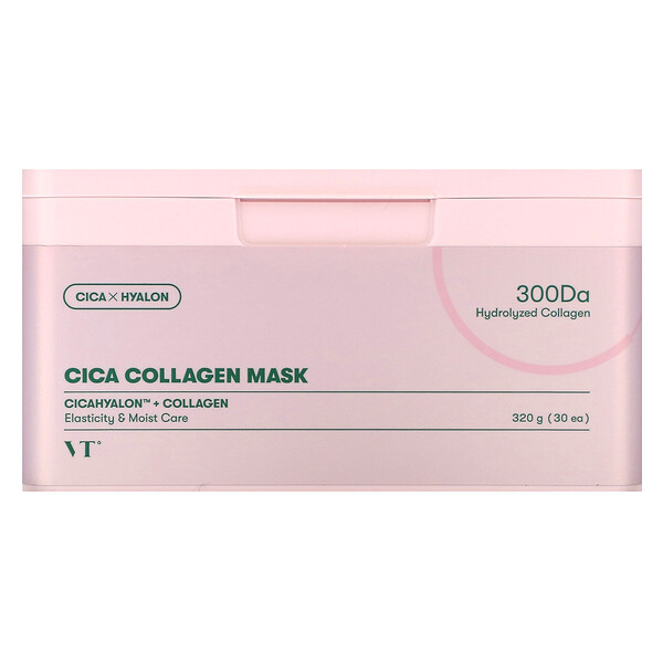 Коллагеновая косметическая маска Cica, 30 листов, 320 г VT Cosmetics