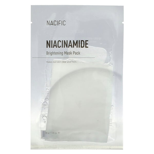 Набор осветляющих косметических масок, ниацинамид, 1,05 унции (30 г) NACIFIC