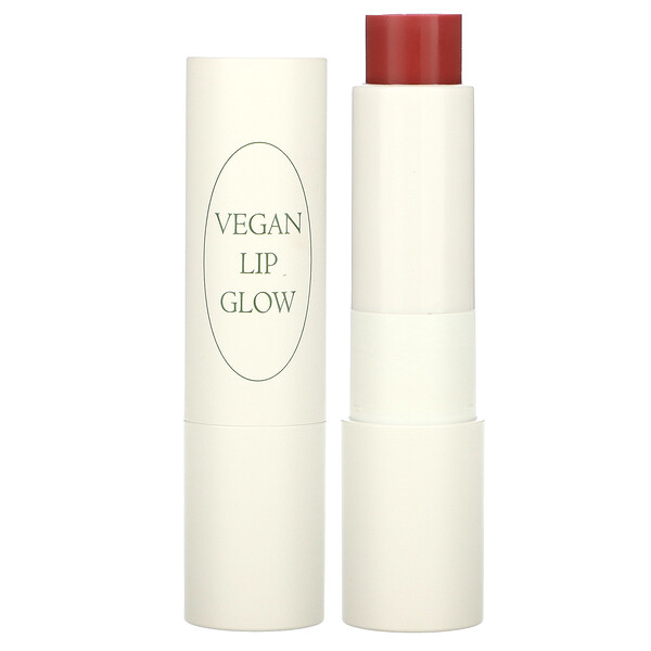 Vegan Lip Glow, оттенок 02 «Лосось-бежевый», 0,13 унции (3,9 г) NACIFIC