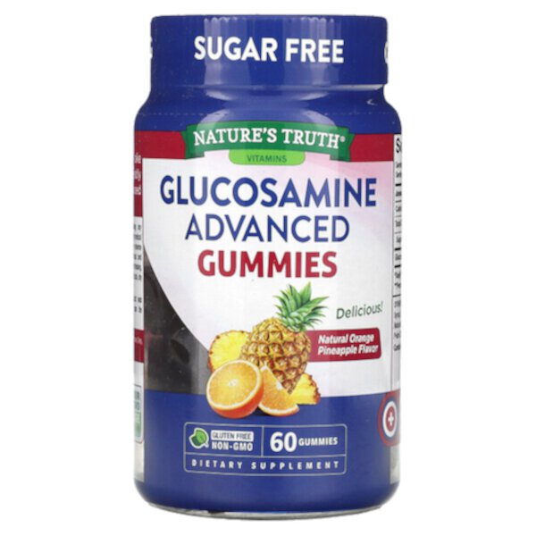 Glucosamine Advanced Gummies, апельсиновый ананас, 60 жевательных конфет Nature's Truth
