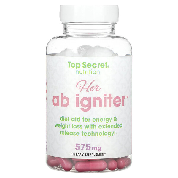 Her, Ab Igniter, 575 мг, 90 капсул пролонгированного действия Top Secret Nutrition