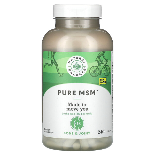 Pure MSM, 240 Capsules (Капсулы) Natural Balance