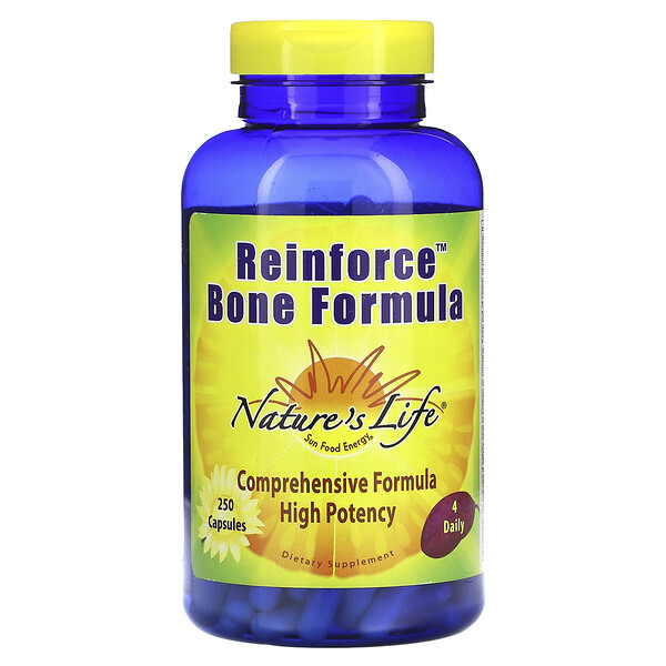 Reinforce Bone Formula, 250 Capsules (Капсулы) Nature's Life