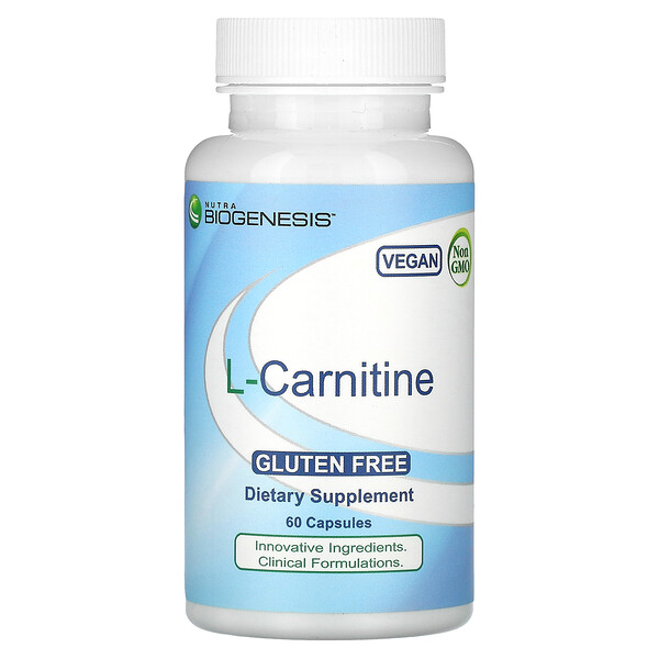 L-карнитин, 60 капсул Nutra BioGenesis