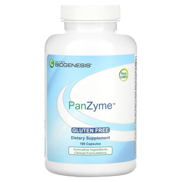 PanZyme, 180 капсул Nutra BioGenesis