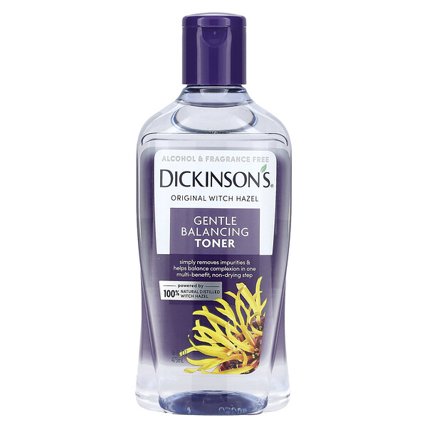 Gentle Balancing Toner, Original Witch Hazel, Alcohol & Fragrance Free, 16 fl oz (473 ml) Dickinson Brands