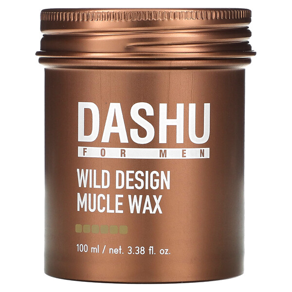 For Men, Воск для мышц Wild Design, 3,38 жидких унций (100 мл) Dashu