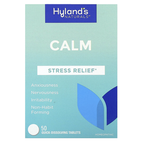 Calm, 50 быстрорастворимых таблеток Hyland's Naturals