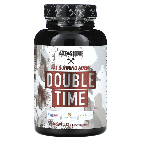 Double Time, Средство для сжигания жира, 60 капсул Axe & Sledge Supplements