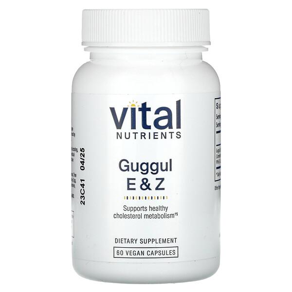 Guggul E & Z, 60 веганских капсул Vital Nutrients