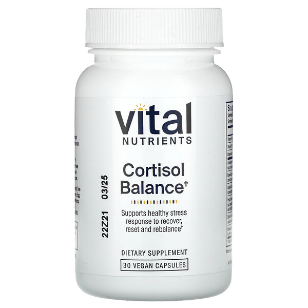 Cortisol Balance, 30 Vegan Capsules (Веганские капсулы) Vital Nutrients