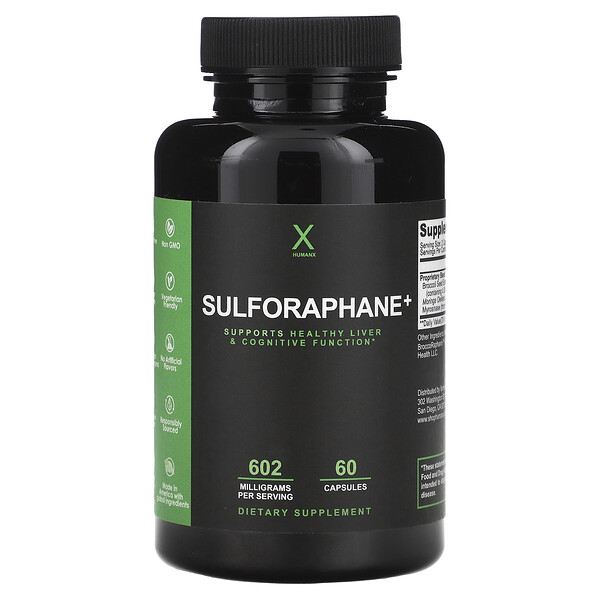 Sulforaphane+ - 602 мг - 60 капсул - Humanx Humanx