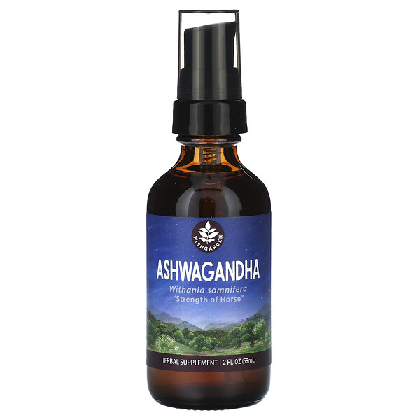 Ашваганда, 2 жидких унции (59 мл) WishGarden Herbs