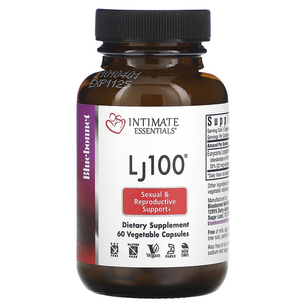 Intimates Essentials, Lj100, 60 растительных капсул Bluebonnet Nutrition