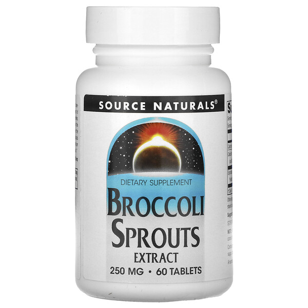 Экстракт ростков брокколи - 250 мг - 60 таблеток - Source Naturals Source Naturals