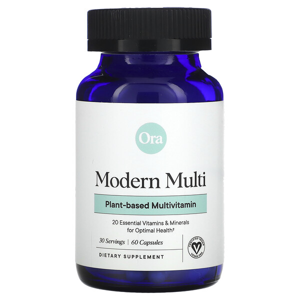 Modern Multi, мультивитамины на растительной основе, 60 капсул ORA