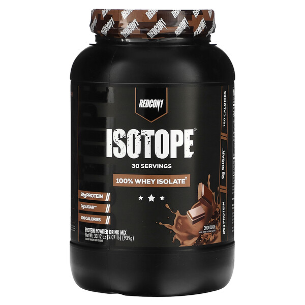 Isotope, Протеиновая порошковая смесь для питья, шоколад, 939 г (2,07 фунта) Redcon1