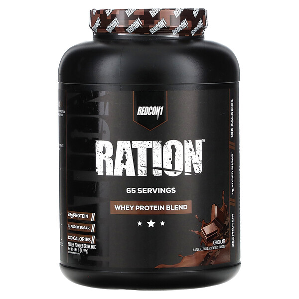 Ration, Смесь сывороточного протеина, шоколад, 4,84 фунта (2197 г) Redcon1