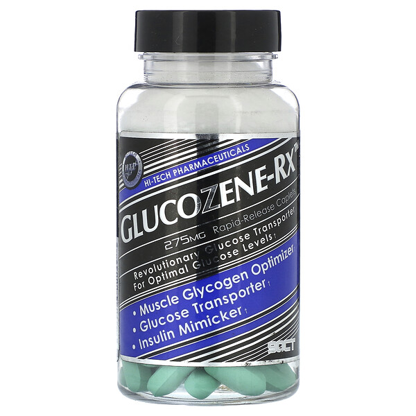 Глюкозен-Rx, 275 мг, 90 капсул быстрого высвобождения Hi Tech Pharmaceuticals