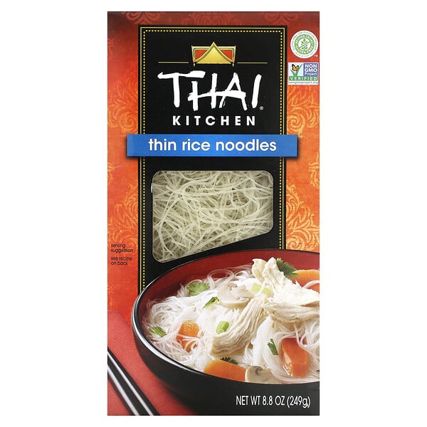 Thin Rice Noodles, 8.8 oz (249 g) Thai Kitchen