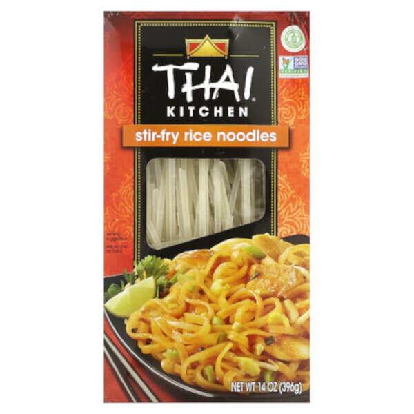 Безглютеновая лапша для жарки, 396 г, сертифицированная Non GMO Thai Kitchen