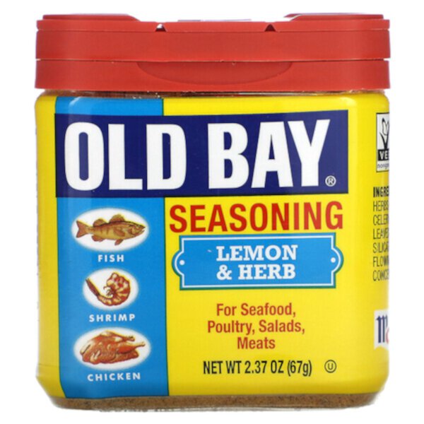 Seasoning, Lemon & Herb, 2.37 oz (67 g) Old Bay