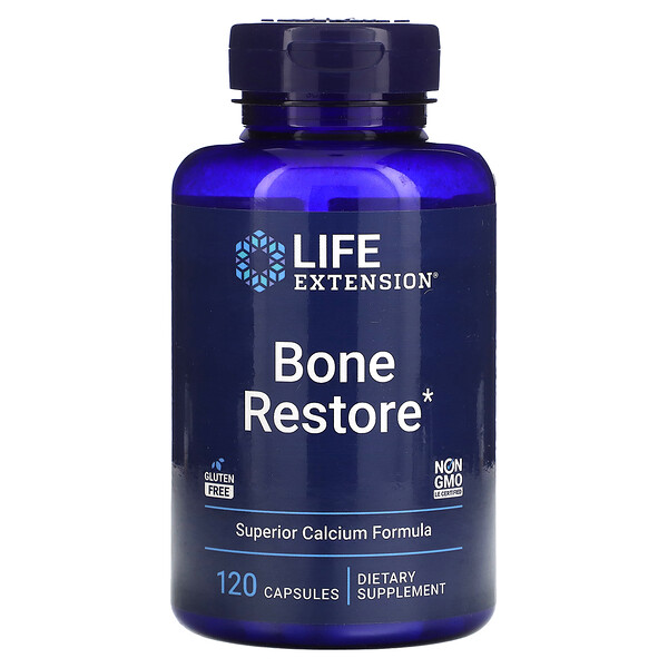 Восстановление костей, 120 капсул Life Extension