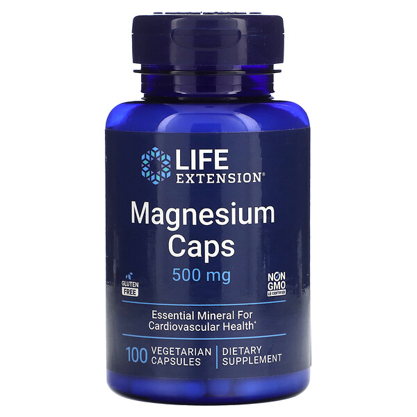 Магний - 500 мг - 100 вегетарианских капсул - Life Extension Life Extension