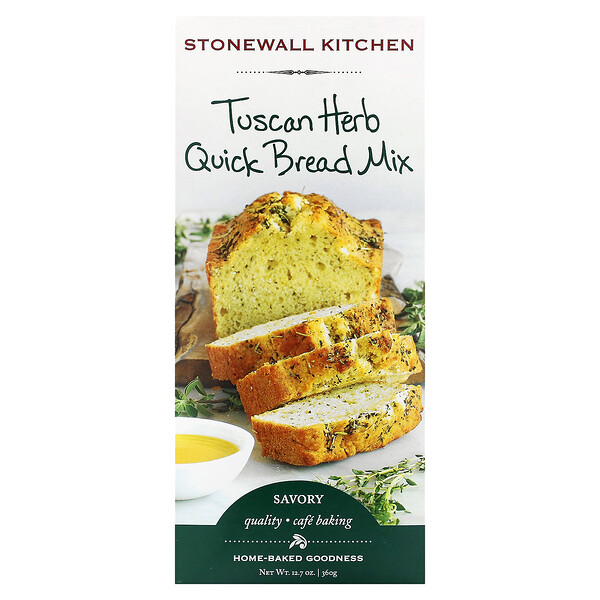 Tuscan Herb Quick Bread Mix, 12.7 oz (360 g) Stonewall Kitchen