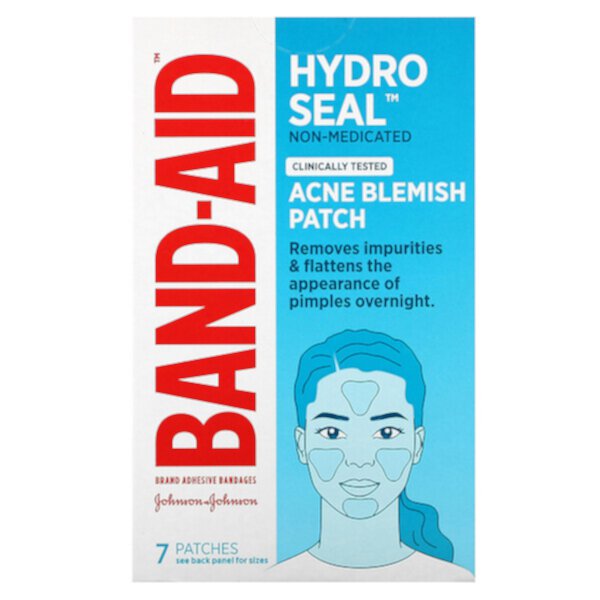 Hydro Seal, Немедикаментозные пластыри от прыщей, 7 пластырей Band Aid