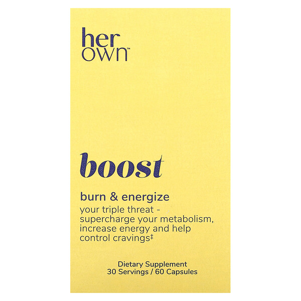 Boost, Burn & Energize, 60 капсул Her Own