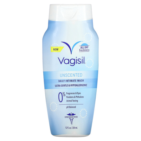 Ежедневное средство для интимной гигиены, без запаха, 12 жидких унций (354 мл) Vagisil