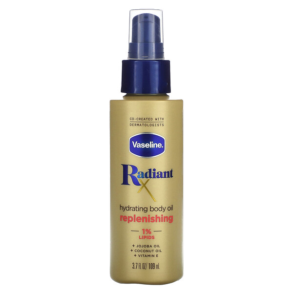 RadiantX, Увлажняющее масло для тела, 3,7 жидких унций (109 мл) Vaseline