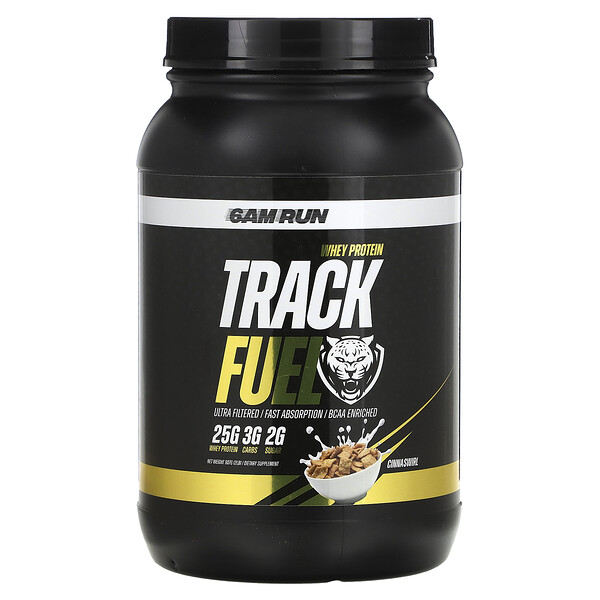 Track Fuel, Сывороточный протеин, CinnaSwirl, 2 фунта (907 г) 6AM Run