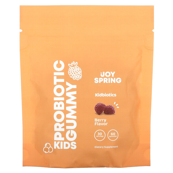 Детские пробиотические жевательные конфеты, ягоды, 60 жевательных конфет JoySpring