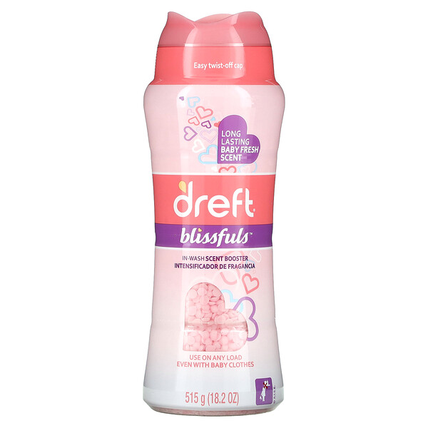 Порошок для стирки детской одежды Dreft Blissfuls In-Wash Scent Booster, 18.2 oz (515 г) Dreft